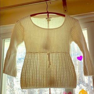 Rave girl creme color sweater
